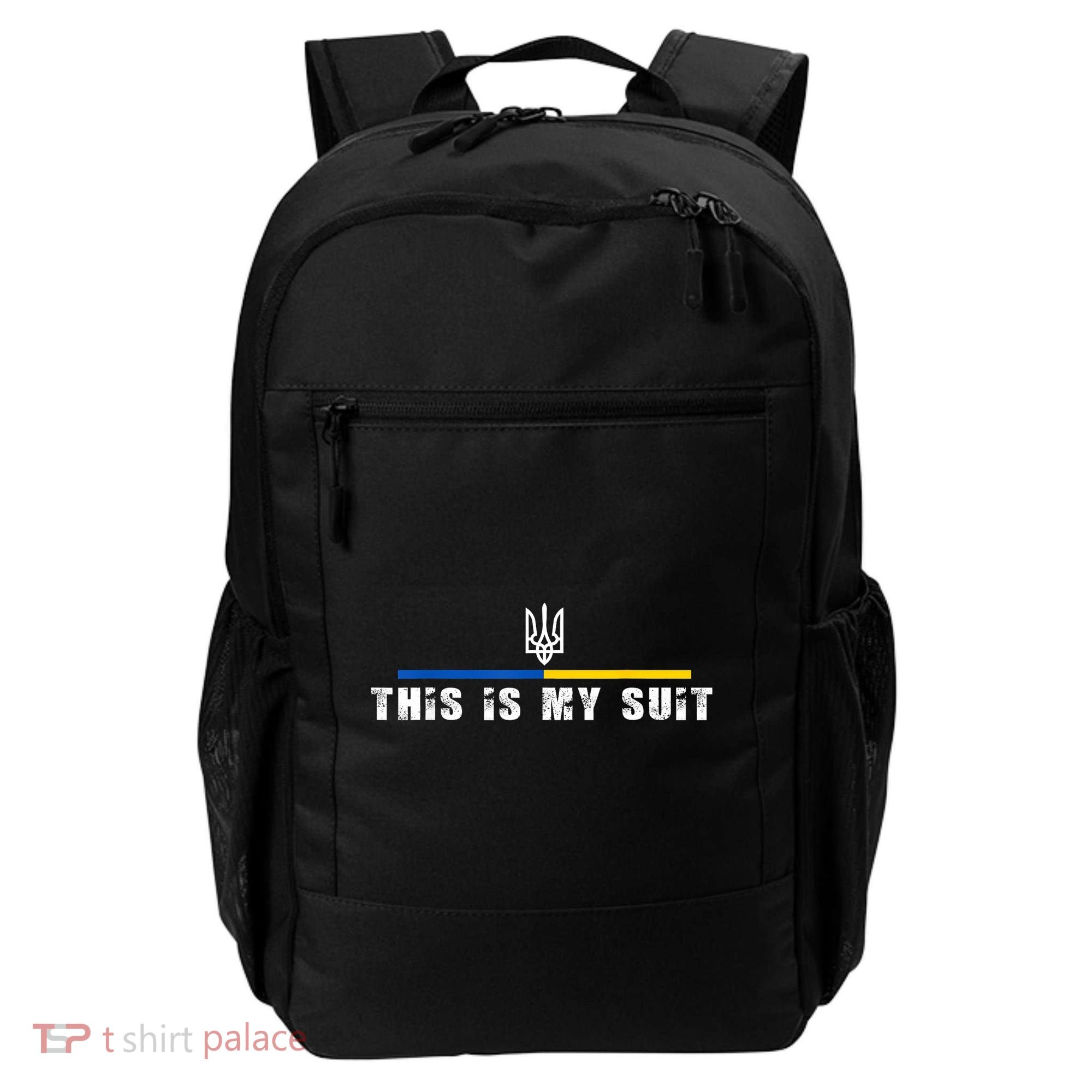 This Is My Suit Support Zelensky Ukrainian Suit Backpack