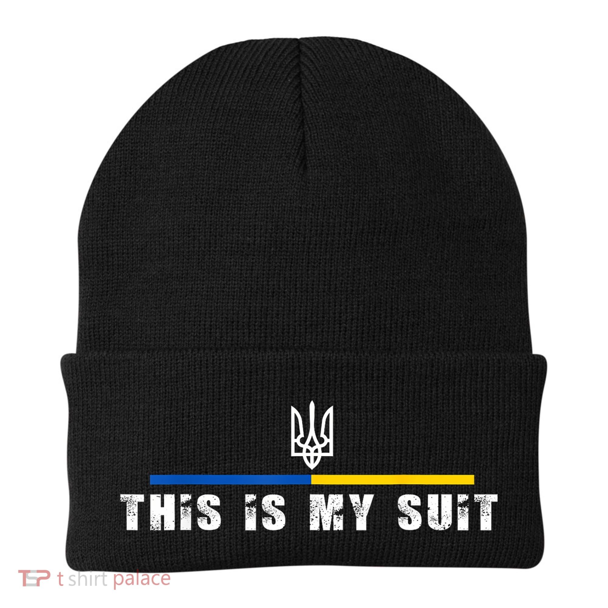 This Is My Suit Support Zelensky Ukrainian Suit Beanie
