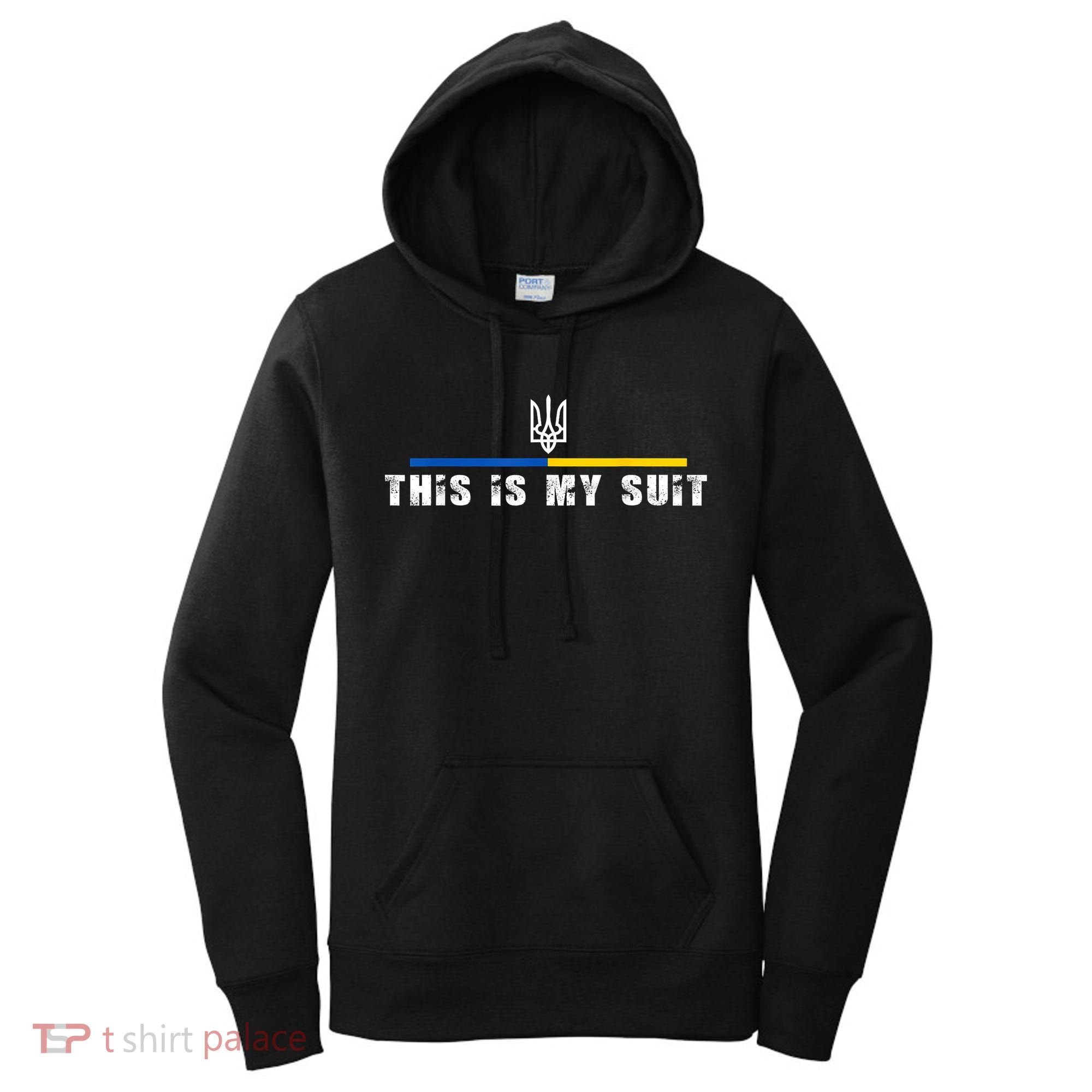 This Is My Suit Support Zelensky Ukrainian Suit Women's Hoodie