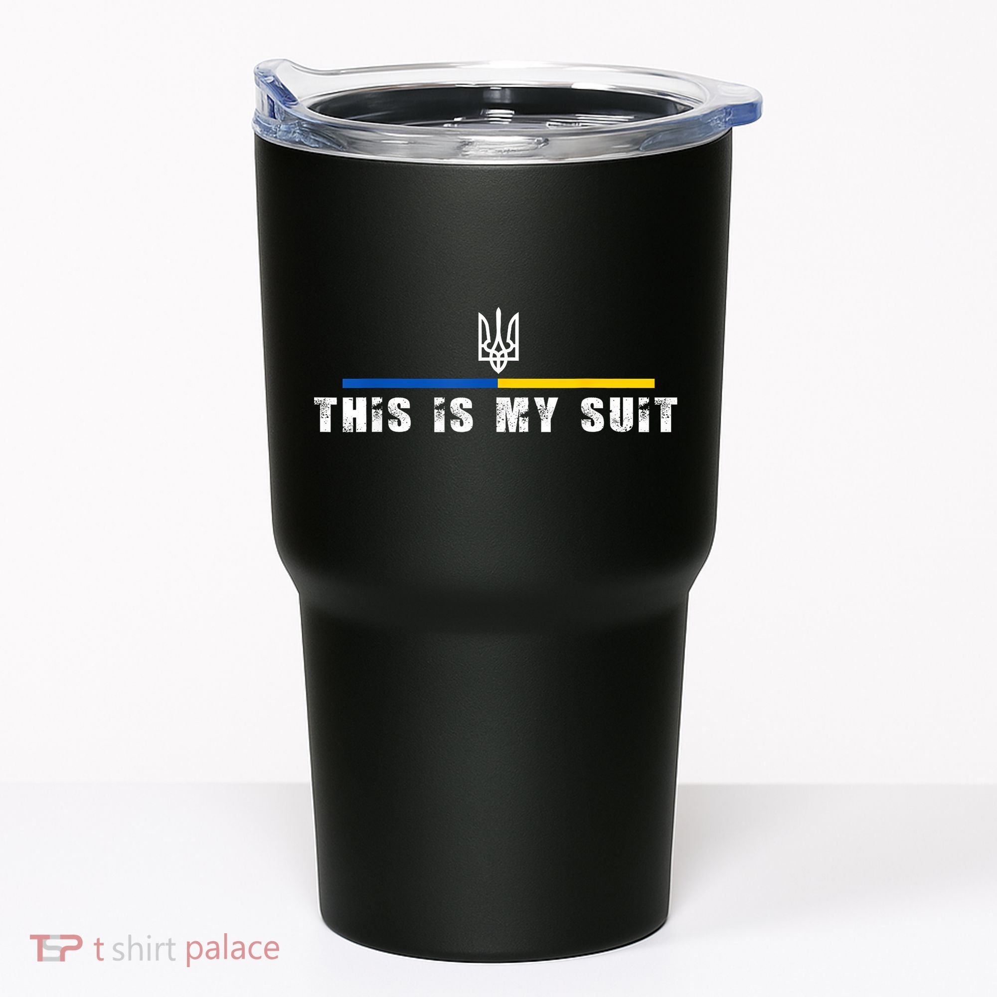 This Is My Suit Support Zelensky Ukrainian Suit Tumbler