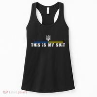 This Is My Suit Support Zelensky Ukrainian Suit Women's Tank Top thumb 0