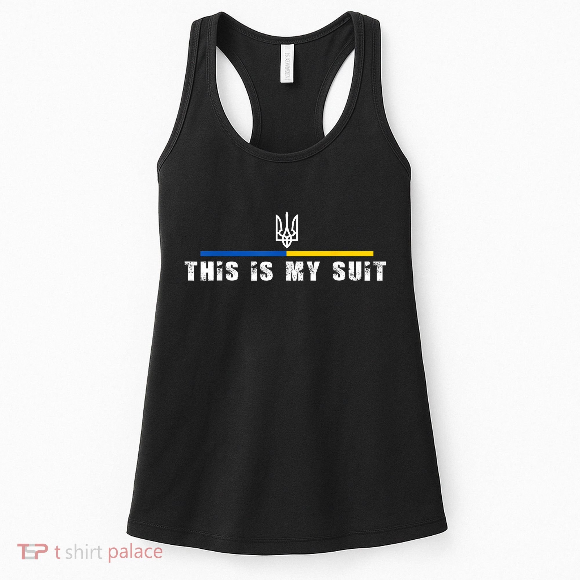 This Is My Suit Support Zelensky Ukrainian Suit Women's Tank Top