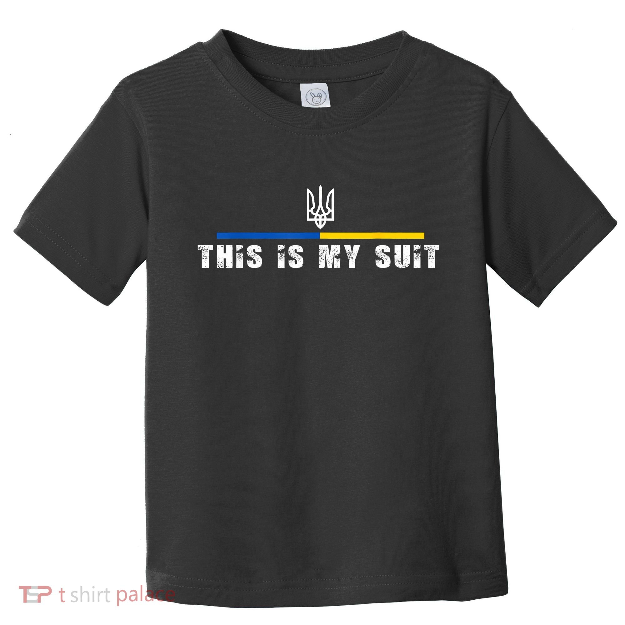 This Is My Suit Support Zelensky Ukrainian Suit Toddler T-Shirt