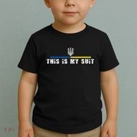 This Is My Suit Support Zelensky Ukrainian Suit Toddler T-Shirt thumb 2