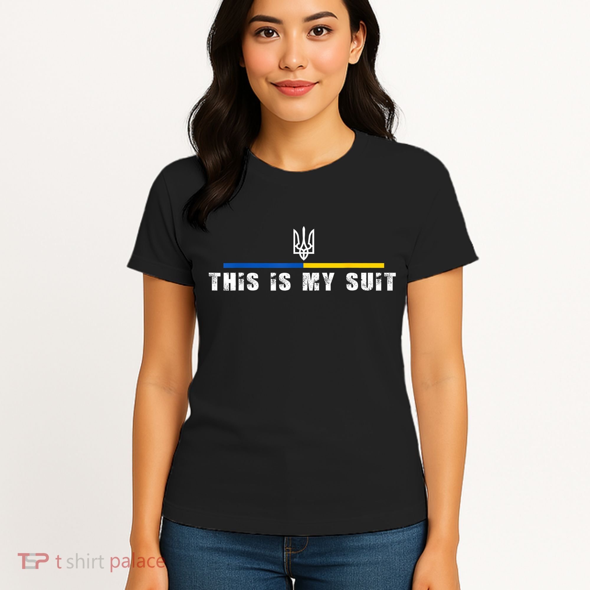 This Is My Suit Support Zelensky Ukrainian Suit Women's T-Shirt
