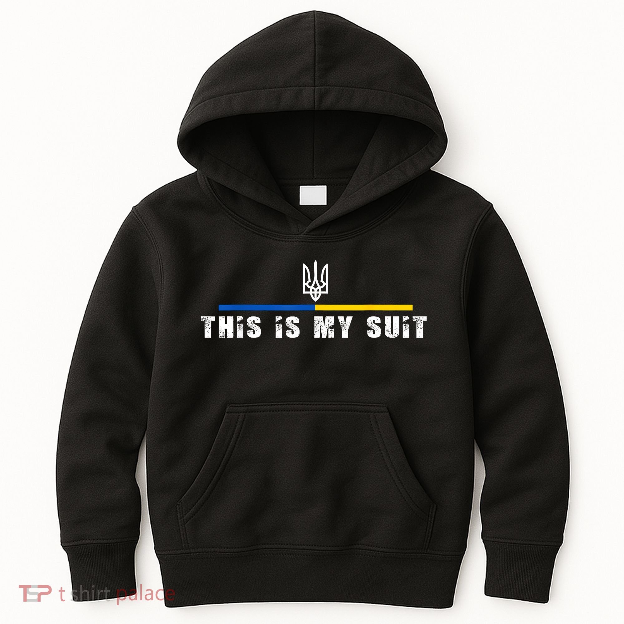 This Is My Suit Support Zelensky Ukrainian Suit Kids Hoodie