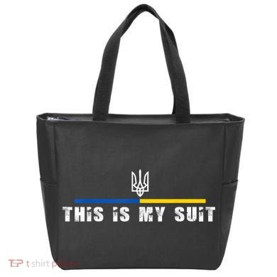 This Is My Suit Support Zelensky Ukrainian Suit Tote Bag