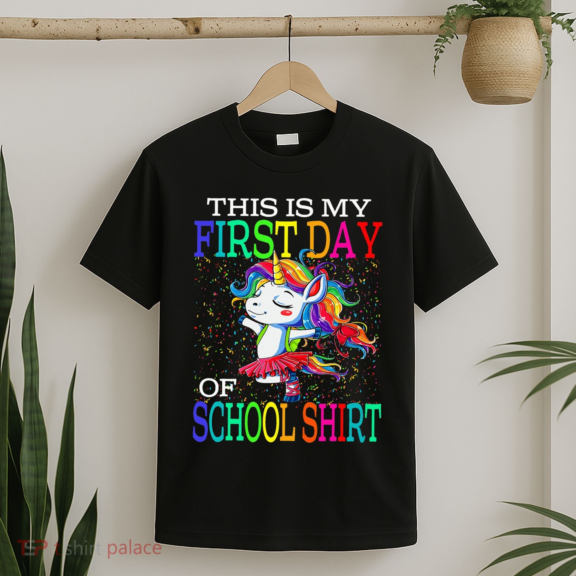 This Is My First Day Of School Back To School Unicorn T-Shirt