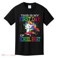This Is My First Day Of School Back To School Unicorn Kids T-Shirt thumb 0