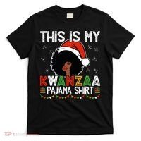 This Is My Kwanzaa Pajama Outfit Melanin African American T-Shirt thumb 0