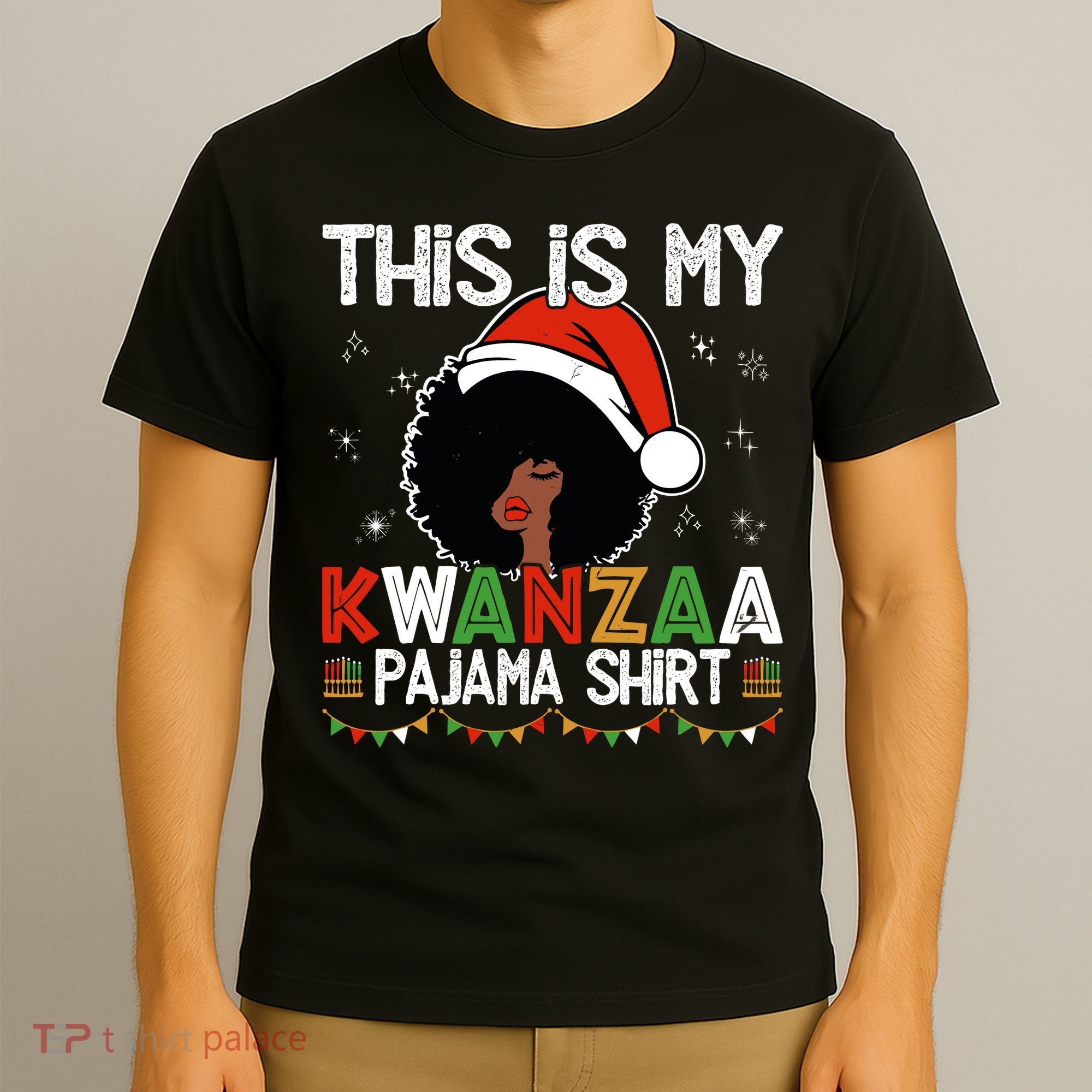This Is My Kwanzaa Pajama Outfit Melanin African American T-Shirt