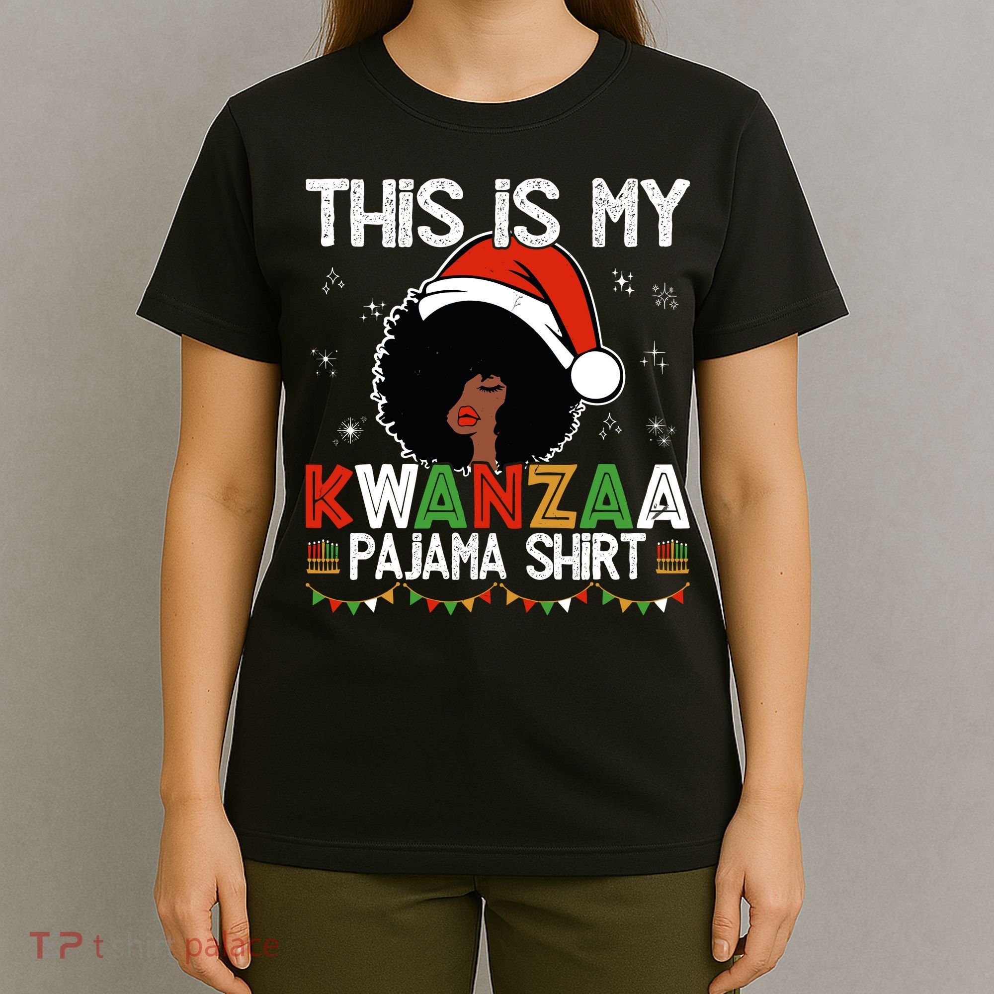 This Is My Kwanzaa Pajama Outfit Melanin African American T-Shirt