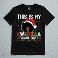 This Is My Kwanzaa Pajama Outfit Melanin African American T-Shirt thumb 5