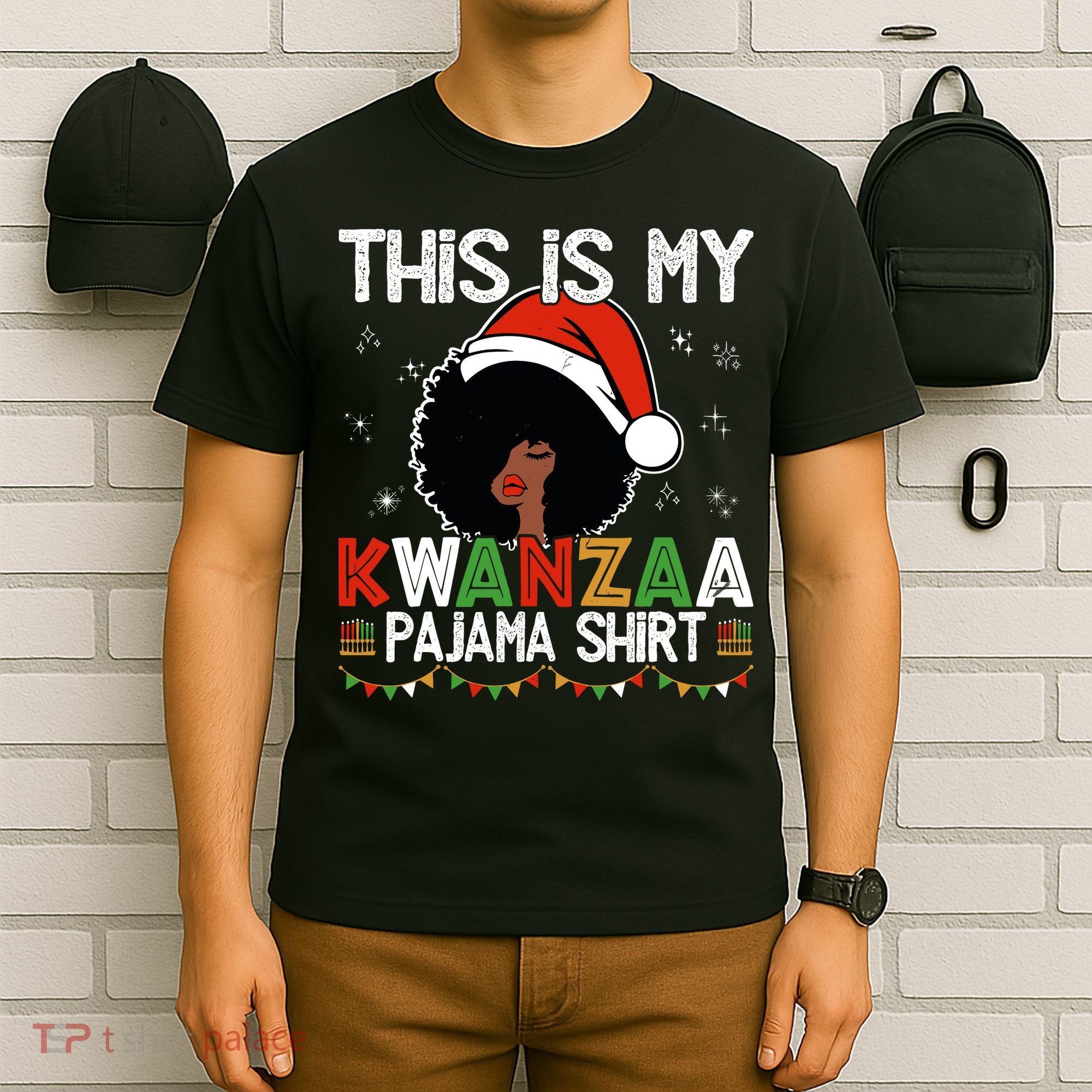 This Is My Kwanzaa Pajama Outfit Melanin African American T-Shirt