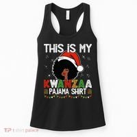 This Is My Kwanzaa Pajama Outfit Melanin African American Women's Tank Top thumb 0