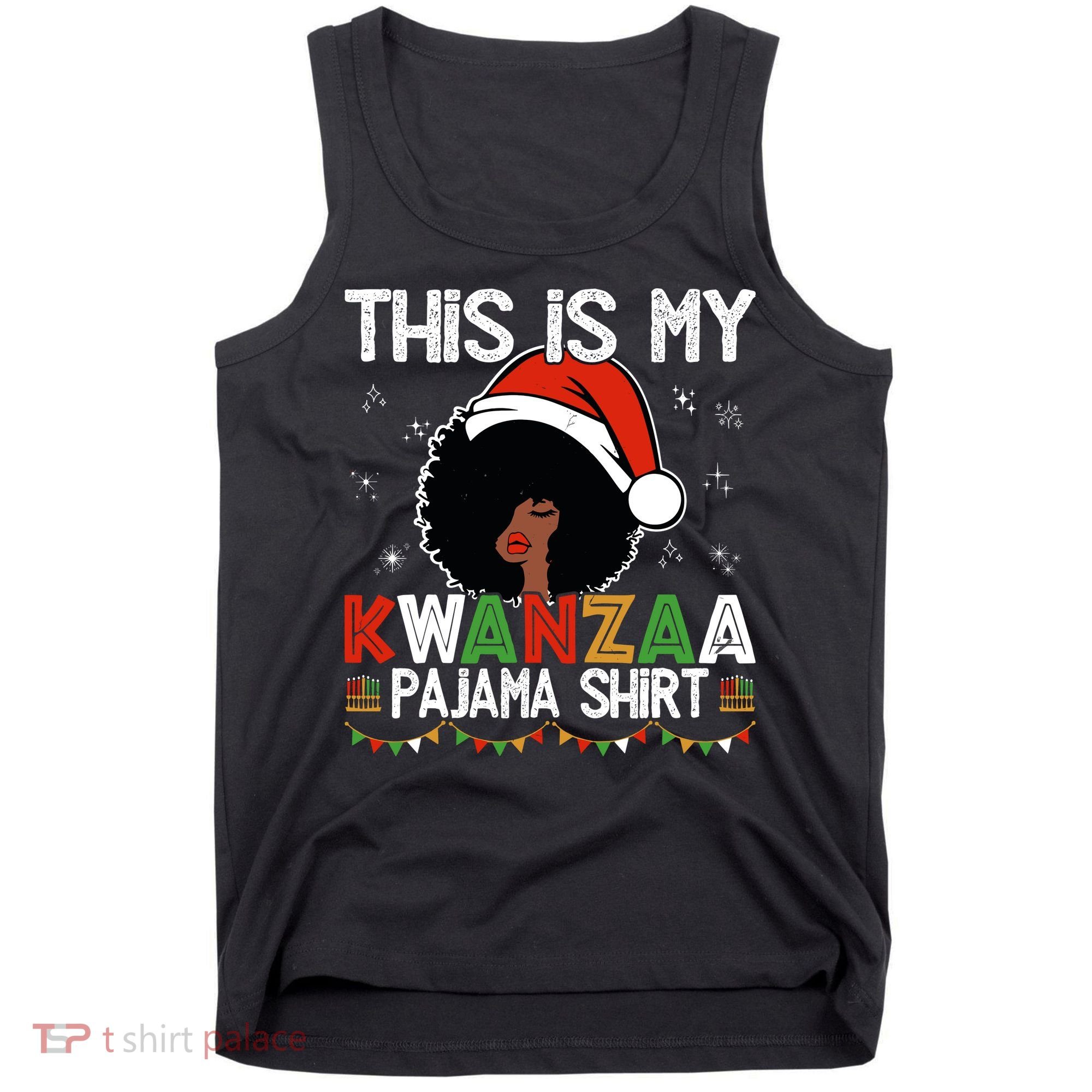 This Is My Kwanzaa Pajama Outfit Melanin African American Tank Top