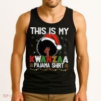 This Is My Kwanzaa Pajama Outfit Melanin African American Tank Top thumb 3