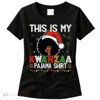 This Is My Kwanzaa Pajama Outfit Melanin African American Women's T-Shirt thumb 0