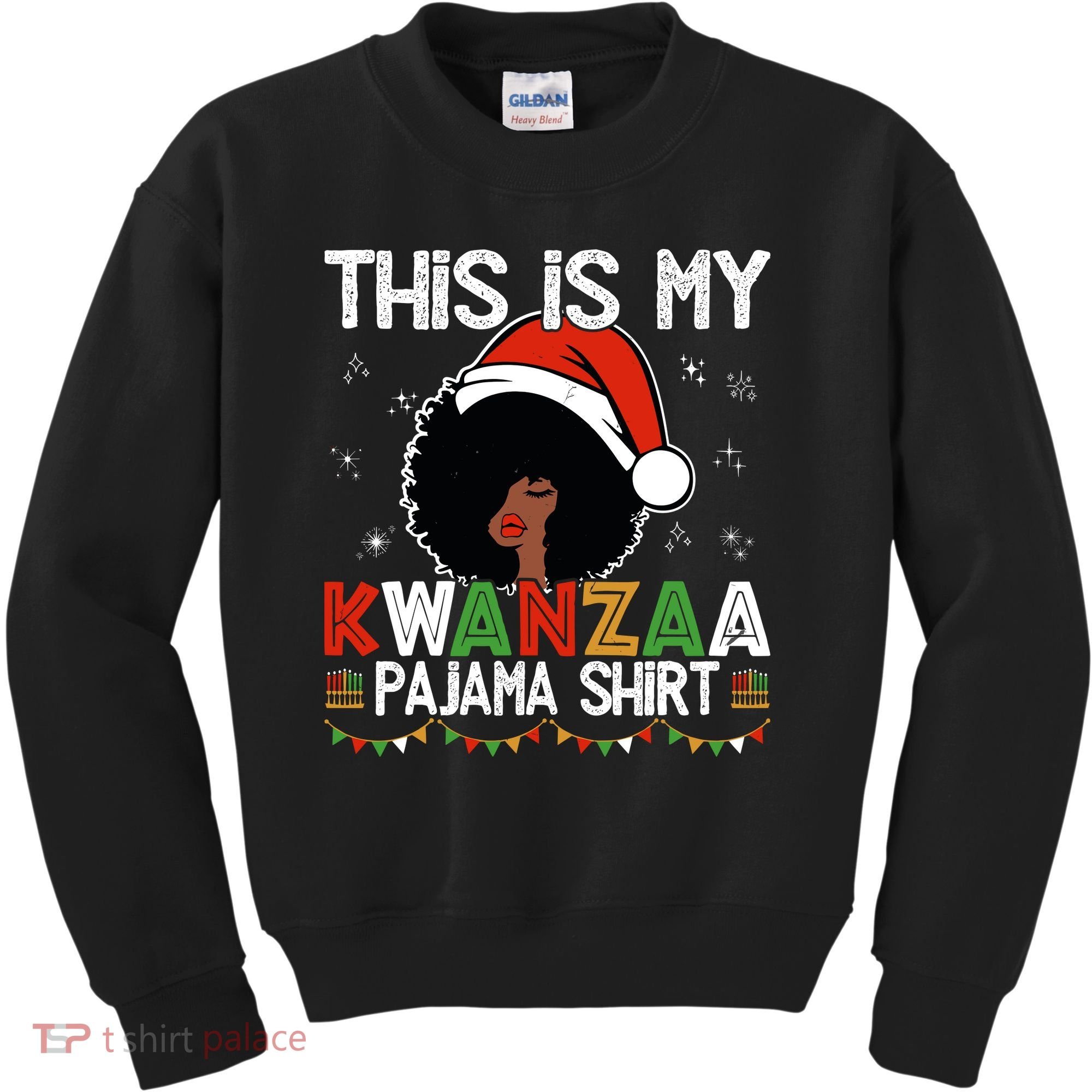 This Is My Kwanzaa Pajama Outfit Melanin African American Kids Sweatshirt