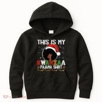 This Is My Kwanzaa Pajama Outfit Melanin African American Kids Hoodie thumb 0