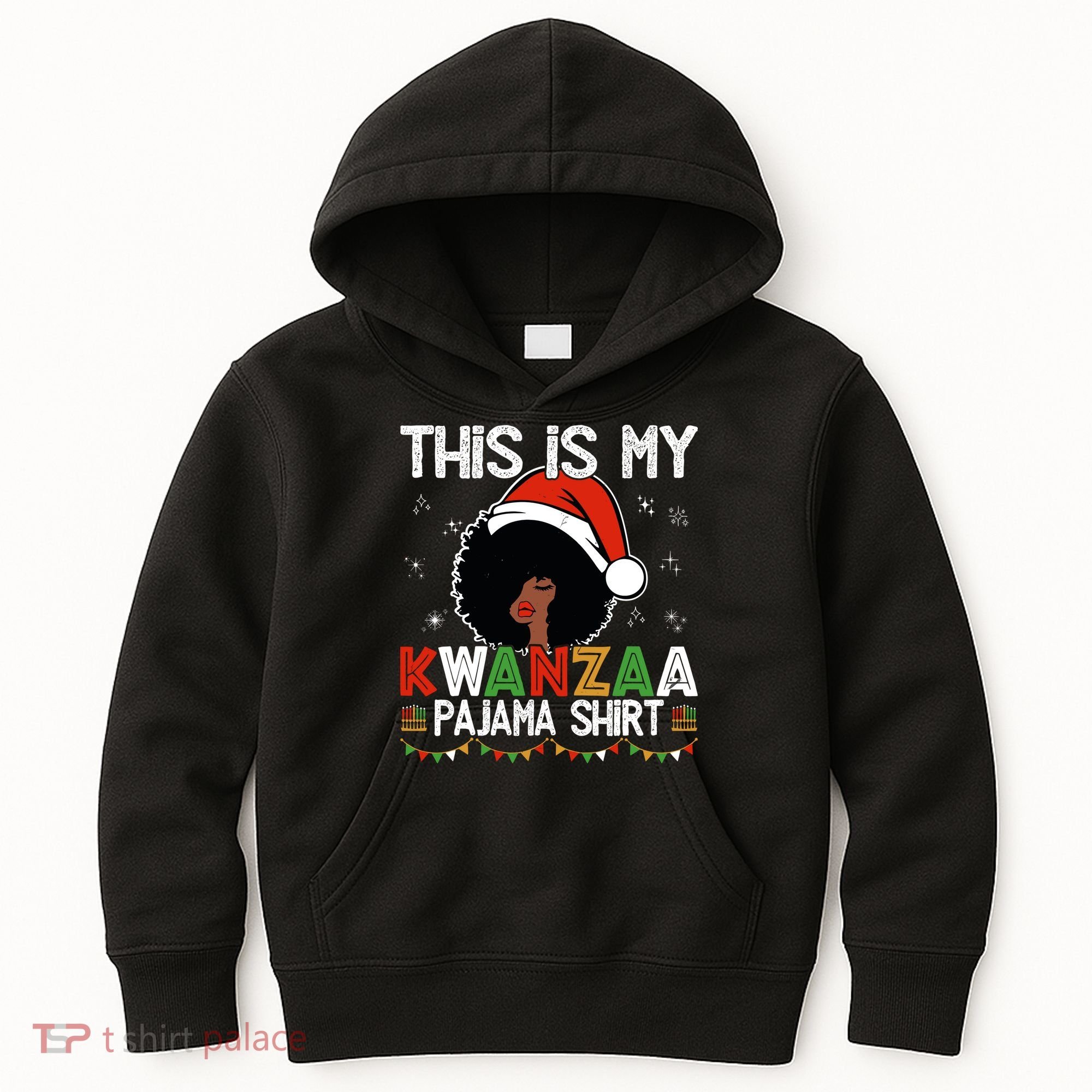 This Is My Kwanzaa Pajama Outfit Melanin African American Kids Hoodie