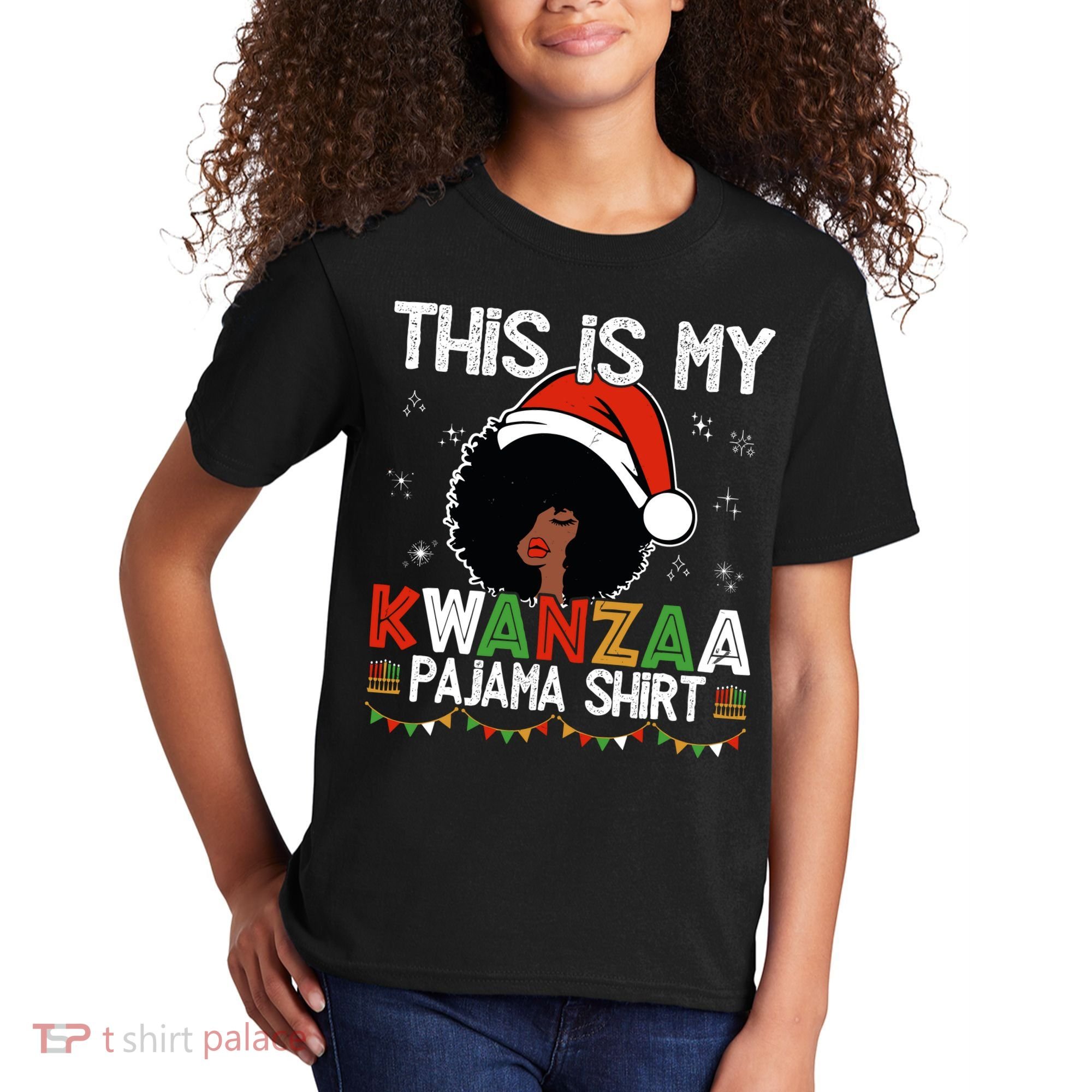 This Is My Kwanzaa Pajama Outfit Melanin African American Kids T-Shirt