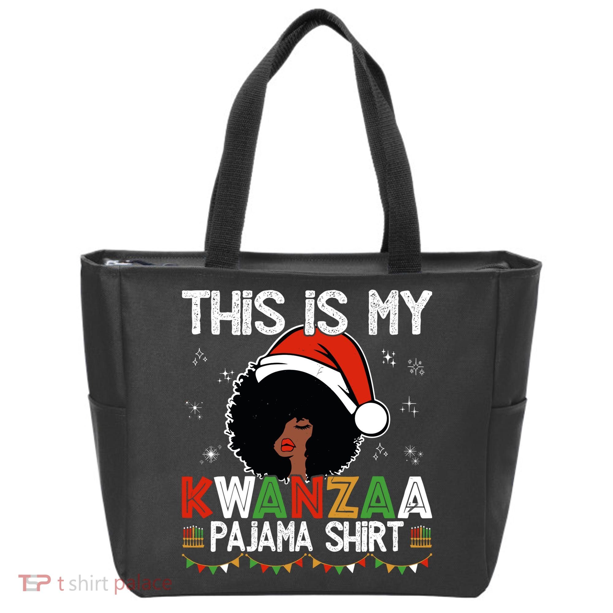 This Is My Kwanzaa Pajama Outfit Melanin African American Tote Bag