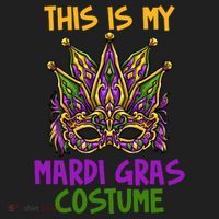 This Is My Mardi Gras Costume Festive Women's Sweatshirt thumb 2