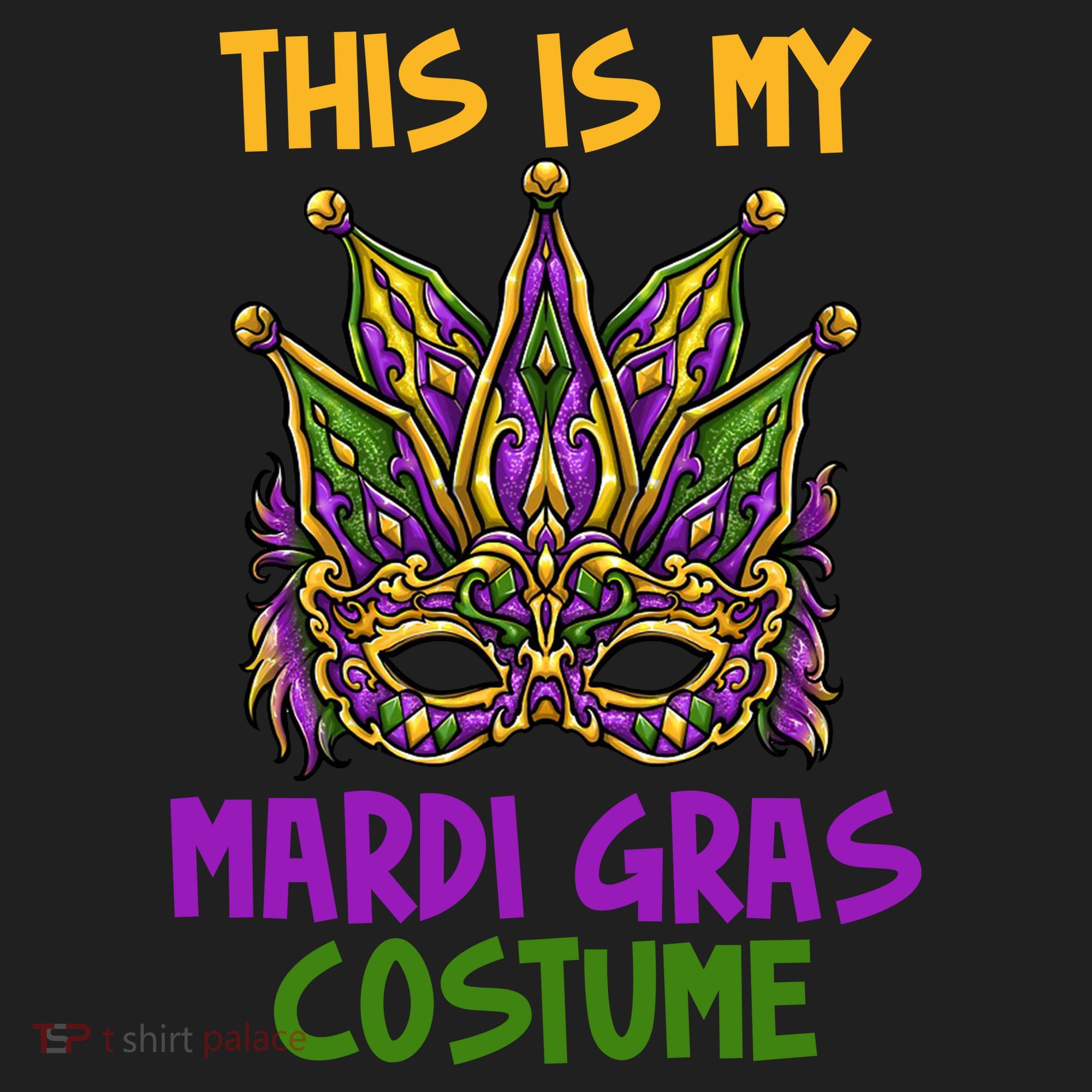 This Is My Mardi Gras Costume Festive Women's Sweatshirt