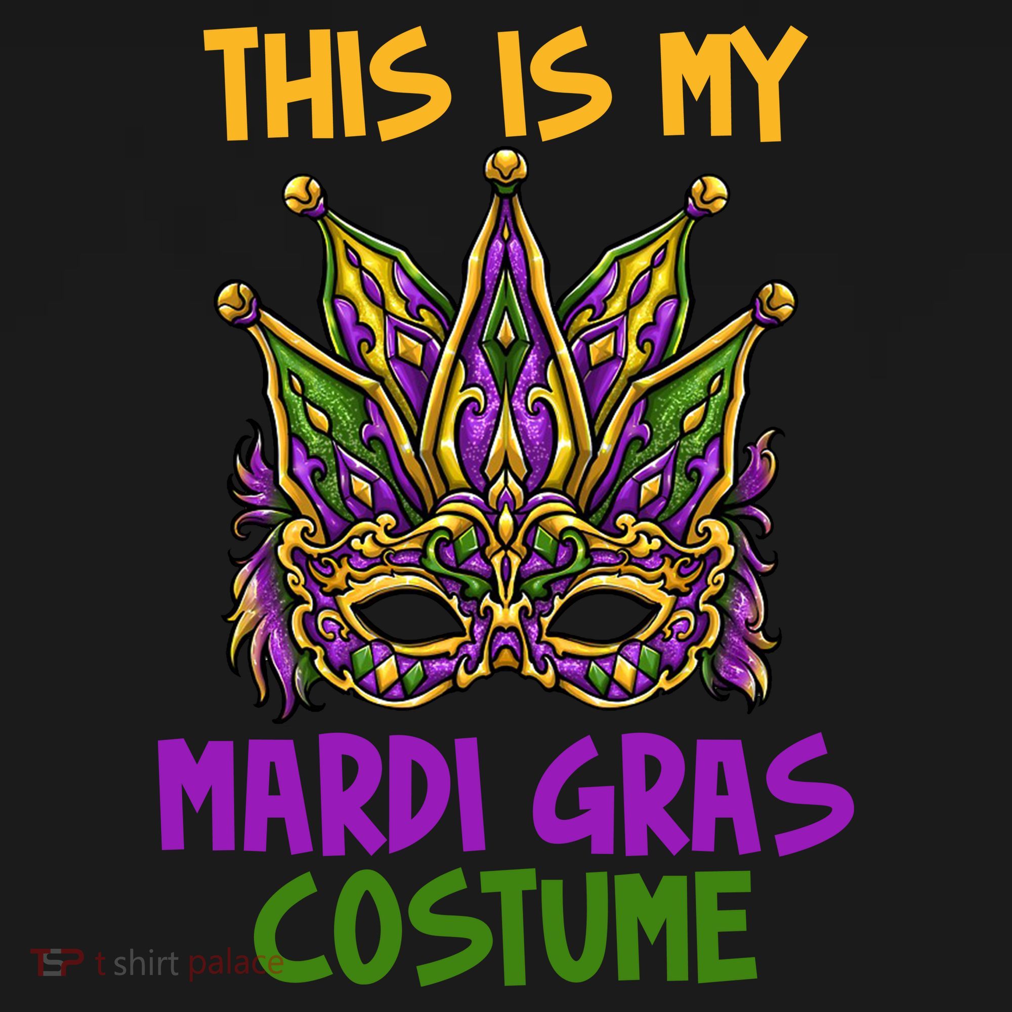 This Is My Mardi Gras Costume Festive Toddler Hoodie