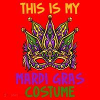 This Is My Mardi Gras Costume Festive Santa Hat thumb 1
