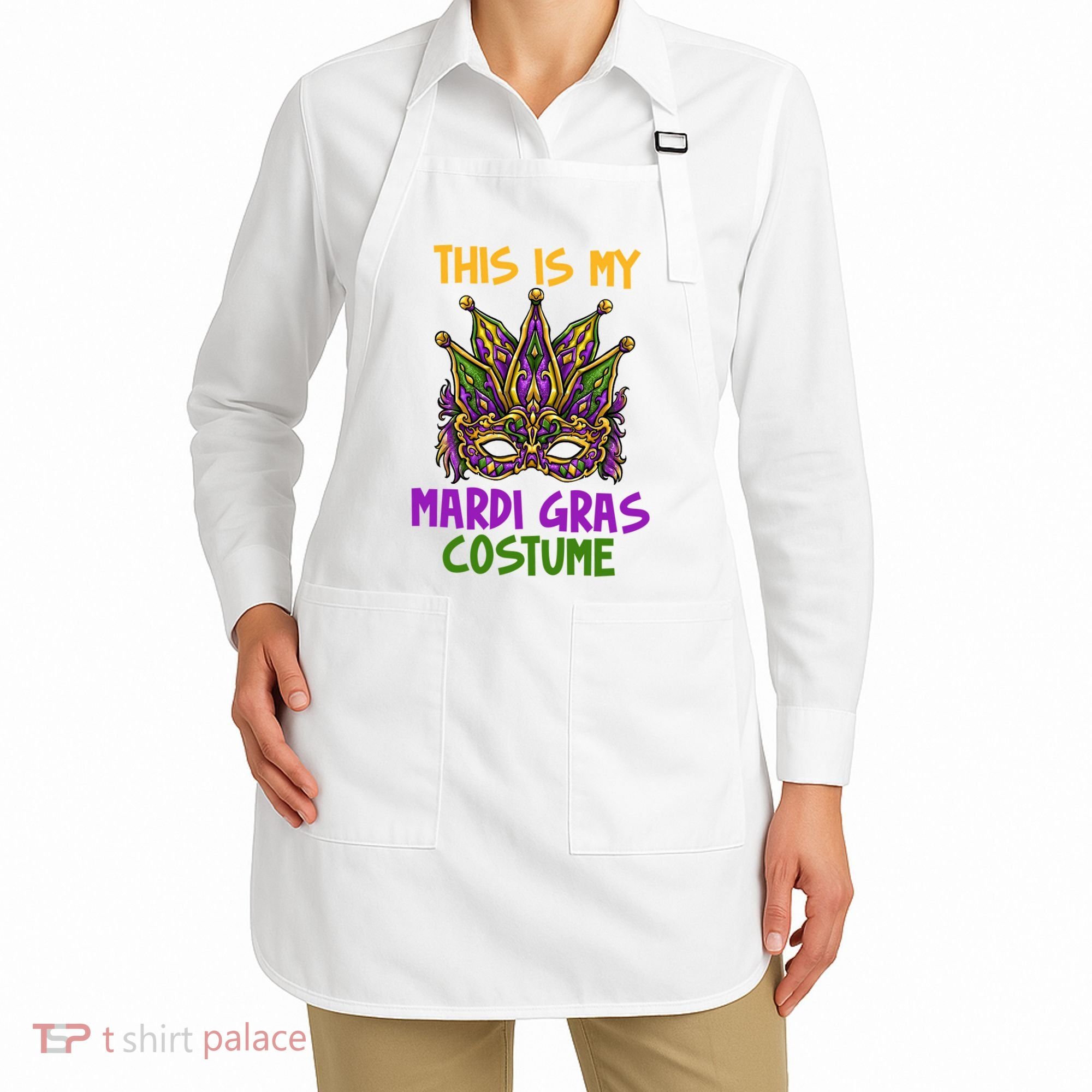 This Is My Mardi Gras Costume Festive Apron