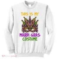 This Is My Mardi Gras Costume Festive Sweatshirt thumb 0