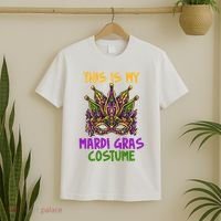 This Is My Mardi Gras Costume Festive T-Shirt thumb 2