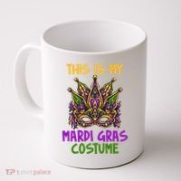 This Is My Mardi Gras Costume Festive Coffee Mug thumb 0