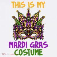 This Is My Mardi Gras Costume Festive Women's Hoodie thumb 2