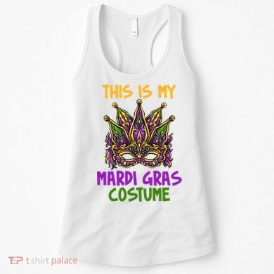 This Is My Mardi Gras Costume Festive Women's Tank Top