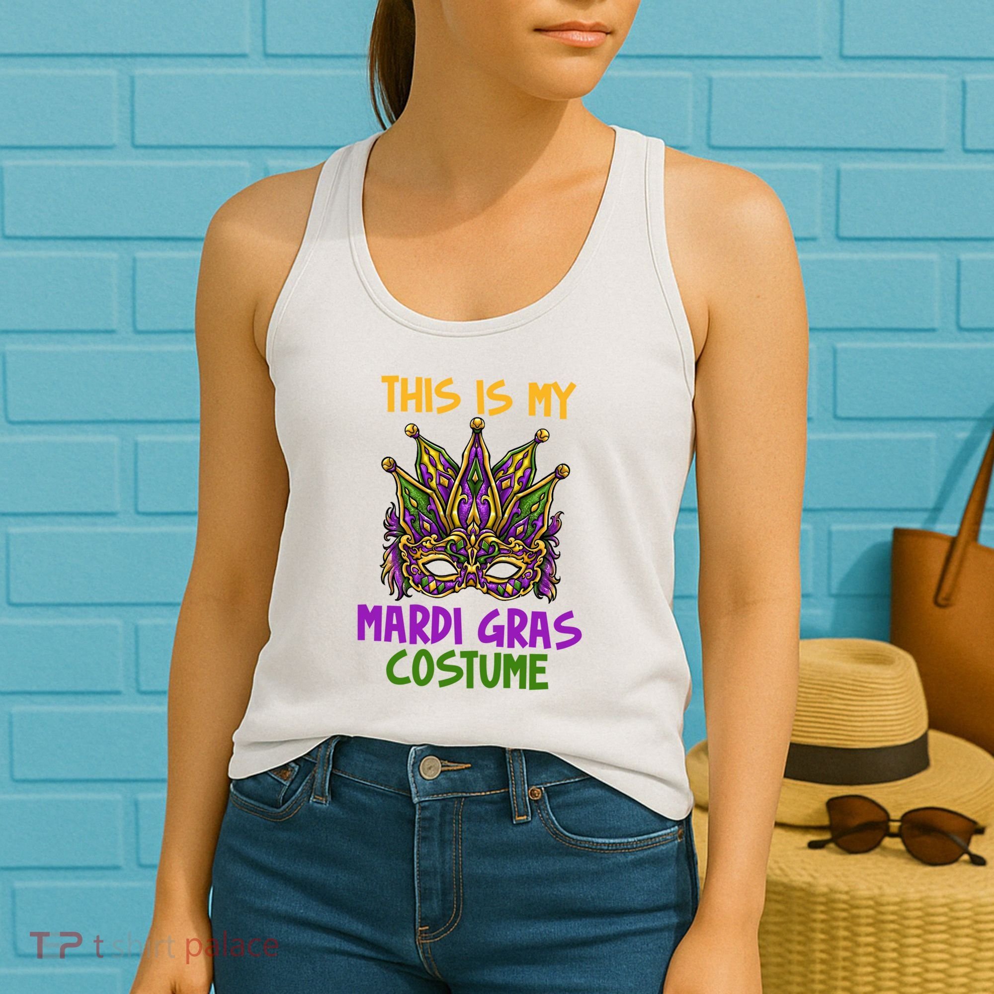 This Is My Mardi Gras Costume Festive Women's Tank Top