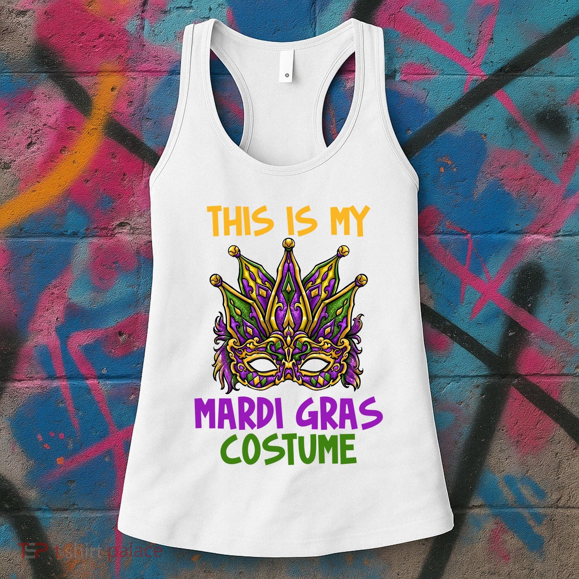 This Is My Mardi Gras Costume Festive Women's Tank Top