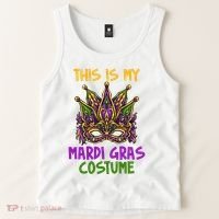 This Is My Mardi Gras Costume Festive Tank Top thumb 2