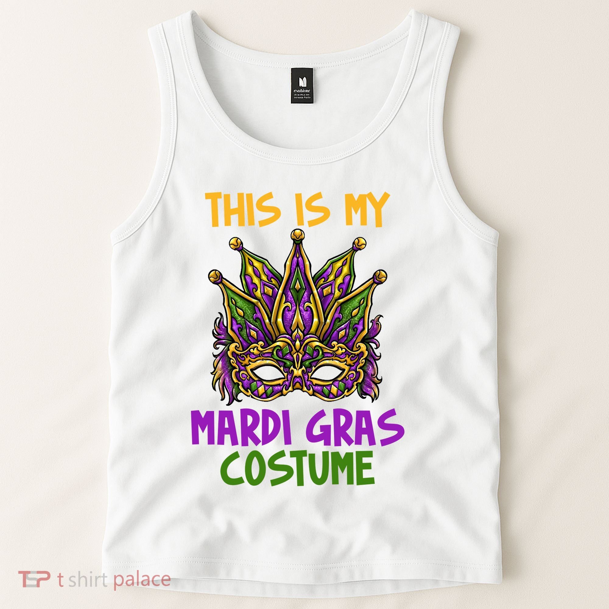 This Is My Mardi Gras Costume Festive Tank Top