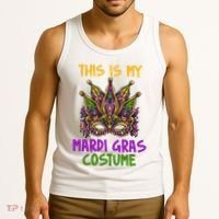 This Is My Mardi Gras Costume Festive Tank Top thumb 3