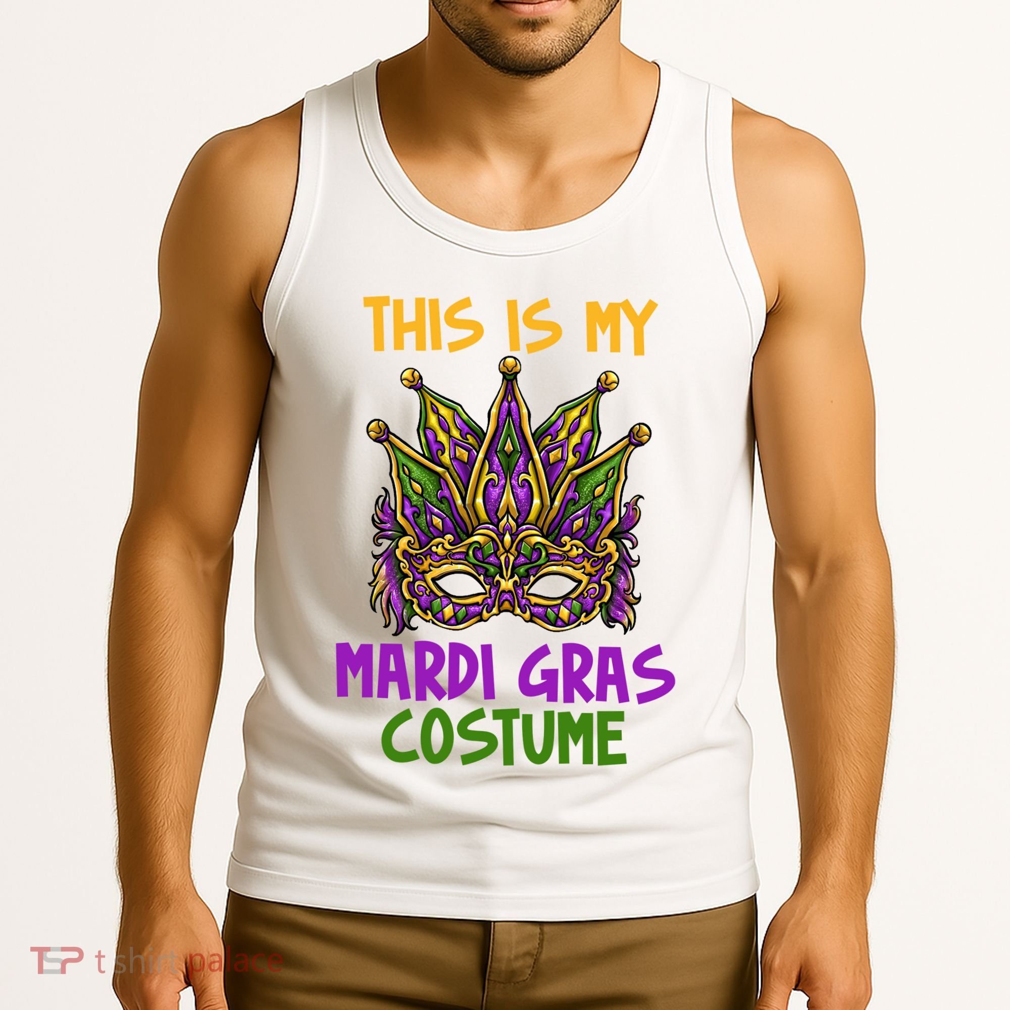 This Is My Mardi Gras Costume Festive Tank Top