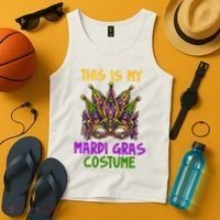 This Is My Mardi Gras Costume Festive Tank Top thumb 4