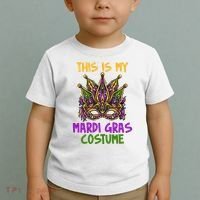 This Is My Mardi Gras Costume Festive Toddler T-Shirt thumb 2