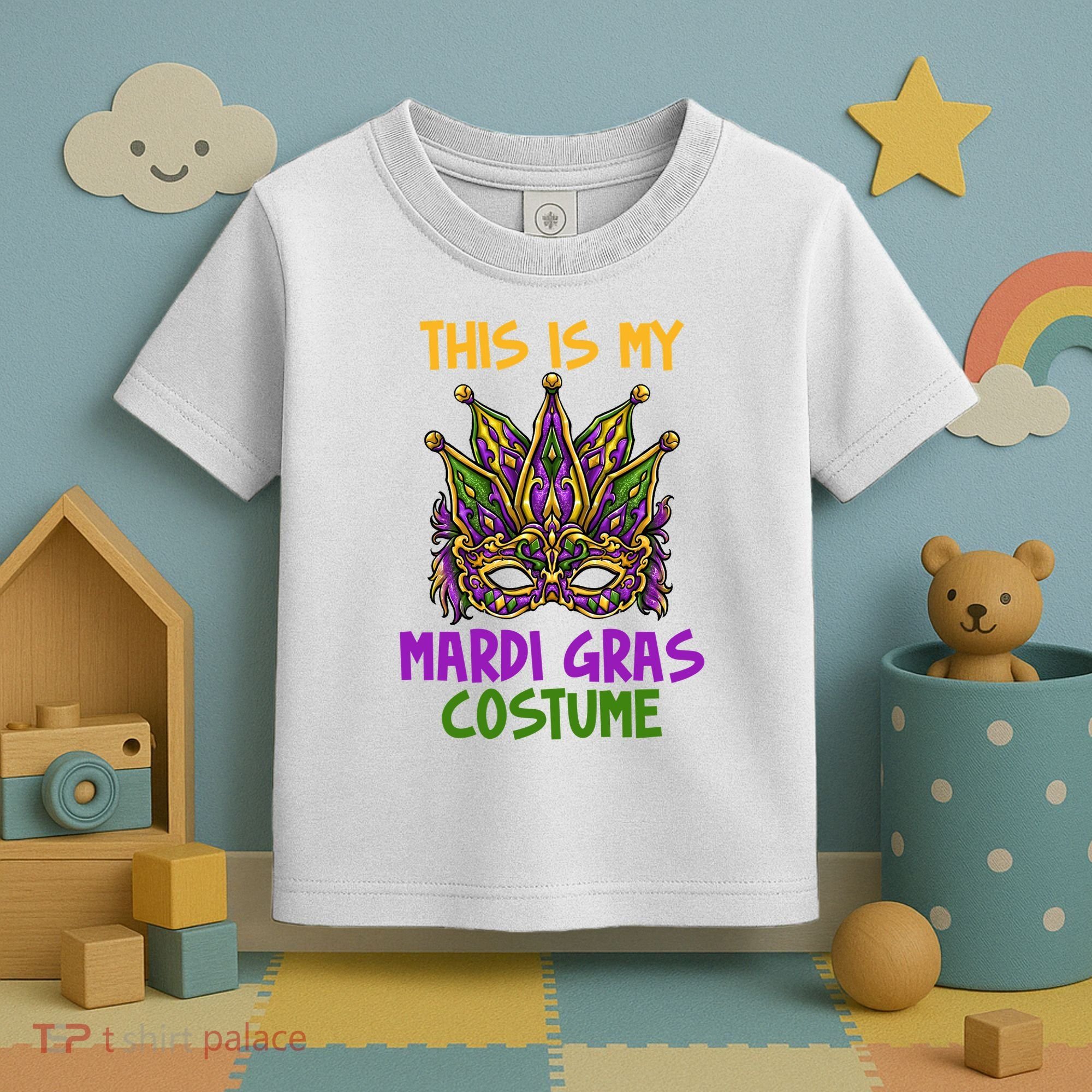 This Is My Mardi Gras Costume Festive Toddler T-Shirt