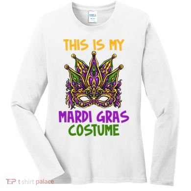 This Is My Mardi Gras Costume Festive Women's Long Sleeve Shirt