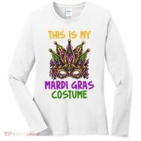 This Is My Mardi Gras Costume Festive Women's Long Sleeve Shirt thumb 0