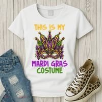 This Is My Mardi Gras Costume Festive Women's T-Shirt thumb 3