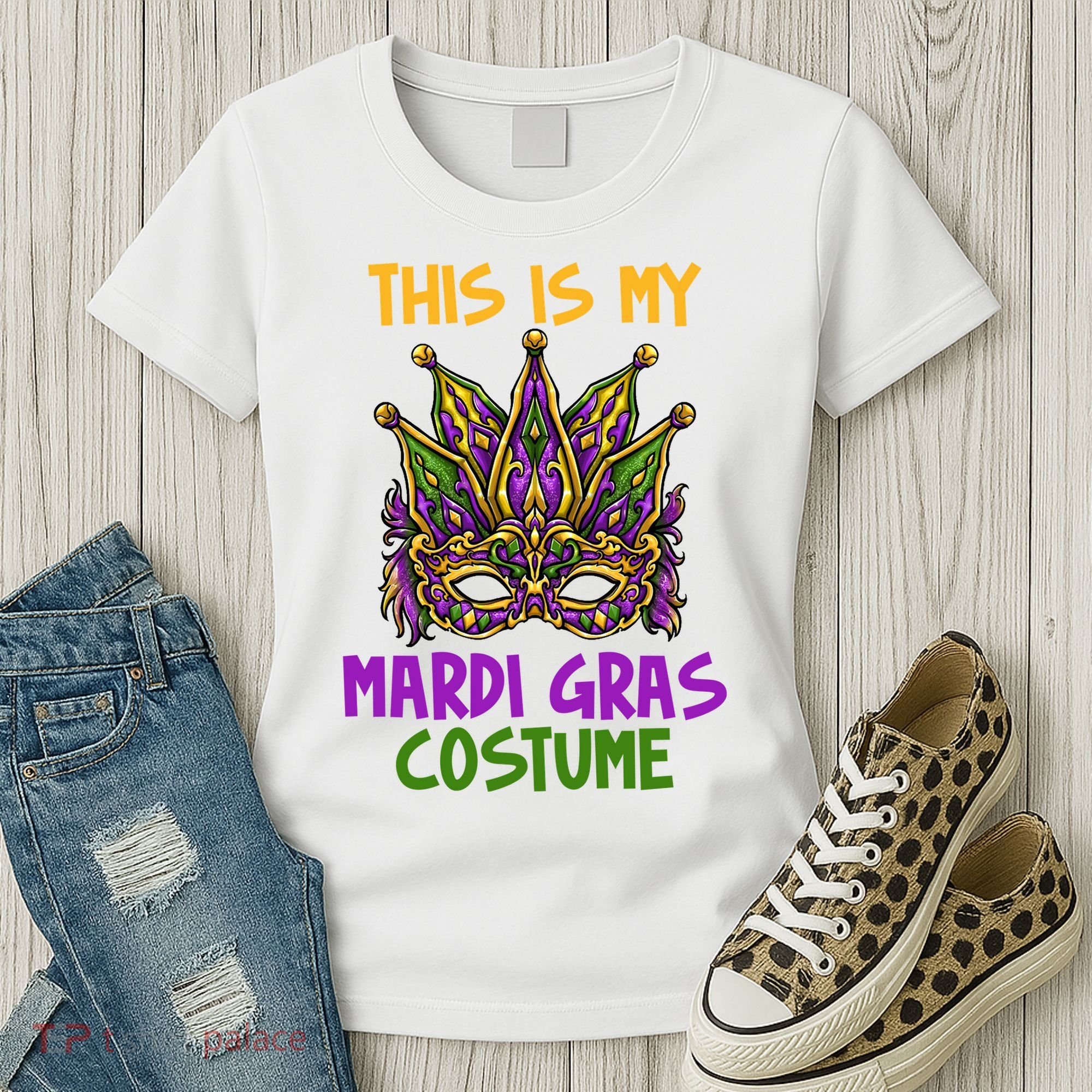 This Is My Mardi Gras Costume Festive Women's T-Shirt